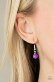 STAYCATION All I Ever Wanted - Purple Necklace - Paparazzi Accessories Necklace Bedazzle Me Pretty Mobile Fashion Boutique