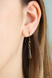 STEER It Up - Brass Necklace - Paparazzi Accessories Necklace Bedazzle Me Pretty Mobile Fashion Boutique