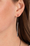 Stellar Crescendo - Black Necklace - Paparazzi Accessories Necklace Bedazzle Me Pretty Mobile Fashion Boutique