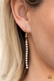 Stellar Crescendo - Gold Necklace - Paparazzi Accessories Necklace Bedazzle Me Pretty Mobile Fashion Boutique
