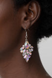 Stellar-escent Elegance - Multi Earrings - Paparazzi Accessories Earrings Bedazzle Me Pretty Mobile Fashion Boutique