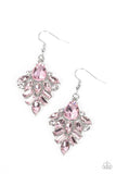 Stellar-escent Elegance - Pink Earrings - Paparazzi Accessories Earrings Bedazzle Me Pretty Mobile Fashion Boutique