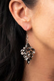 Stellar-escent Elegance - Silver Earrings - Paparazzi Accessories Earrings Bedazzle Me Pretty Mobile Fashion Boutique