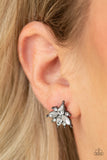 Stellar Sheen - Black Post Earrings - Paparazzi Accessories Post Earrings Bedazzle Me Pretty Mobile Fashion Boutique