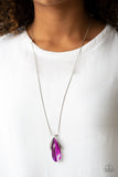 Stellar Sophistication - Pink Necklace - Paparazzi Accessories Necklace Bedazzle Me Pretty Mobile Fashion Boutique