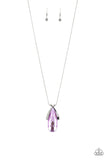 Stellar Sophistication - Purple Necklace - Paparazzi Accessories Necklace Bedazzle Me Pretty Mobile Fashion Boutique