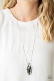 Stellar Sophistication - Silver Necklace - Paparazzi Accessories Necklace Bedazzle Me Pretty Mobile Fashion Boutique