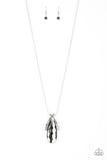 Stellar Sophistication - Silver Necklace - Paparazzi Accessories Necklace Bedazzle Me Pretty Mobile Fashion Boutique