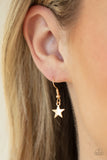 Stellar Stardom - Gold Necklace - Paparazzi Accessories Necklace Bedazzle Me Pretty Mobile Fashion Boutique