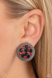 Stellar Status - Multi Clip-On Earrings - Paparazzi Accessories Clip-On Bedazzle Me Pretty Mobile Fashion Boutique