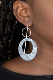 Stellar Stylist - Silver Post Earrings - Paparazzi Accessories Earrings Bedazzle Me Pretty Mobile Fashion Boutique