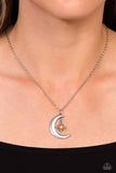 Stellar Sway - Orange Necklace - Paparazzi Accessories Necklace Bedazzle Me Pretty Mobile Fashion Boutique