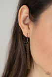 Stick To The ARTIFACTS - Copper Necklace - Paparazzi Accessories Necklace Bedazzle Me Pretty Mobile Fashion Boutique