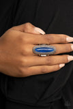 Stone Healer - Blue Ring - Paparazzi Accessories Ring Bedazzle Me Pretty Mobile Fashion Boutique