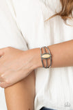 Stone Sahara - Yellow Bracelet - Paparazzi Accessories Bracelet Bedazzle Me Pretty Mobile Fashion Boutique