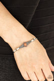Stone Scrolls - Brown Bracelet - Paparazzi Accessories Bracelet Bedazzle Me Pretty Mobile Fashion Boutique