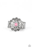 Stone Sensei - Pink Ring - Paparazzi Accessories Ring Bedazzle Me Pretty Mobile Fashion Boutique