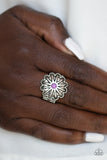 Stone Sensei - Purple Ring - Paparazzi Accessories Ring Bedazzle Me Pretty Mobile Fashion Boutique