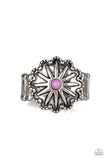 Stone Sensei - Purple Ring - Paparazzi Accessories Ring Bedazzle Me Pretty Mobile Fashion Boutique