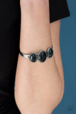 Stone Shrine - Black Bracelet - Paparazzi Accessories Bracelet Bedazzle Me Pretty Mobile Fashion Boutique