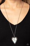 Stony Summer - Blue Necklace - Paparazzi Accessories Necklace Bedazzle Me Pretty Mobile Fashion Boutique
