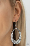 Storybook Bride - Black Earrings - Paparazzi Accessories Earrings Bedazzle Me Pretty Mobile Fashion Boutique
