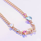 Storybook Succession - Gold Necklace - Paparazzi Accessories Necklace Bedazzle Me Pretty Mobile Fashion Boutique