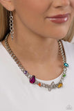 Storybook Succession - Multi Necklace - Paparazzi Accessories Necklace Bedazzle Me Pretty Mobile Fashion Boutique