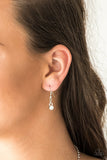 Straight To The Top - White Lanyard - Paparazzi Accessories Lanyard Bedazzle Me Pretty Mobile Fashion Boutique