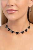 Strands of Sass - Black Necklace - Paparazzi Accessories Necklace Bedazzle Me Pretty Mobile Fashion Boutique