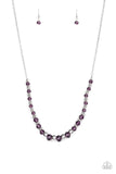 Stratosphere Sparkle - Purple Necklace - Paparazzi Accessories Necklace Bedazzle Me Pretty Mobile Fashion Boutique
