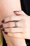 Street Edge - Green Ring - Paparazzi Accessories Ring Bedazzle Me Pretty Mobile Fashion Boutique