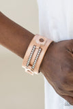 Street Glam - Copper Bracelet - Paparazzi Accessories Bracelet Bedazzle Me Pretty Mobile Fashion Boutique