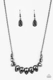 Street REGAL - Black Necklace - Paparazzi Accessories Necklace Bedazzle Me Pretty Mobile Fashion Boutique
