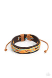 STRING-a-Ding-Ding - Orange Bracelet - Paparazzi Accessories Bracelet Bedazzle Me Pretty Mobile Fashion Boutique