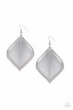 String Theory - Silver Earrings - Paparazzi Accessories Earrings Bedazzle Me Pretty Mobile Fashion Boutique