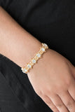 Strut Your Stuff - Gold Bracelet - Paparazzi Accessories Bracelet Bedazzle Me Pretty Mobile Fashion Boutique