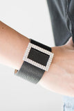 STUNNING For You - Black Bracelet - Paparazzi Accessories Bracelet Bedazzle Me Pretty Mobile Fashion Boutique