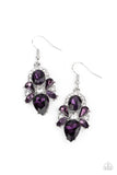 Stunning Starlet - Purple Earrings - Paparazzi Accessories Earrings Bedazzle Me Pretty Mobile Fashion Boutique