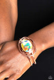 Substantial Sorceress - Copper Bracelet - Paparazzi Accessories Bracelet Bedazzle Me Pretty Mobile Fashion Boutique