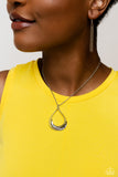 Subtle Season - Silver Necklace - Paparazzi Accessories Necklace Bedazzle Me Pretty Mobile Fashion Boutique