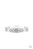 Suburban Scene - Black Bracelet - Paparazzi Accessories Bracelet Bedazzle Me Pretty Mobile Fashion Boutique