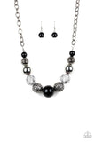 Sugar, Sugar - Black Necklace - Paparazzi Accessories Necklace Bedazzle Me Pretty Mobile Fashion Boutique