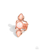 Sultry Sheen - Copper Ring - Paparazzi Accessories Ring Bedazzle Me Pretty Mobile Fashion Boutique