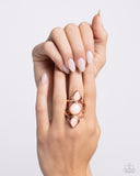 Sultry Sheen - Copper Ring - Paparazzi Accessories Ring Bedazzle Me Pretty Mobile Fashion Boutique