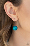 Summer Breezin - Blue Necklace - Paparazzi Accessories Necklace Bedazzle Me Pretty Mobile Fashion Boutique