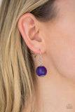 Summer Breezin - Purple Necklace - Paparazzi Accessories Necklace Bedazzle Me Pretty Mobile Fashion Boutique