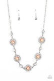 Summer Dream - Orange Necklace - Paparazzi Accessories Necklace Bedazzle Me Pretty Mobile Fashion Boutique