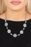 Summer Dream - Purple Necklace - Paparazzi Accessories Necklace Bedazzle Me Pretty Mobile Fashion Boutique