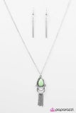 Summer Fiesta - Green Necklace - Paparazzi Accessories Necklace Bedazzle Me Pretty Mobile Fashion Boutique